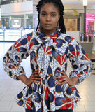 Ankara Peplum Top