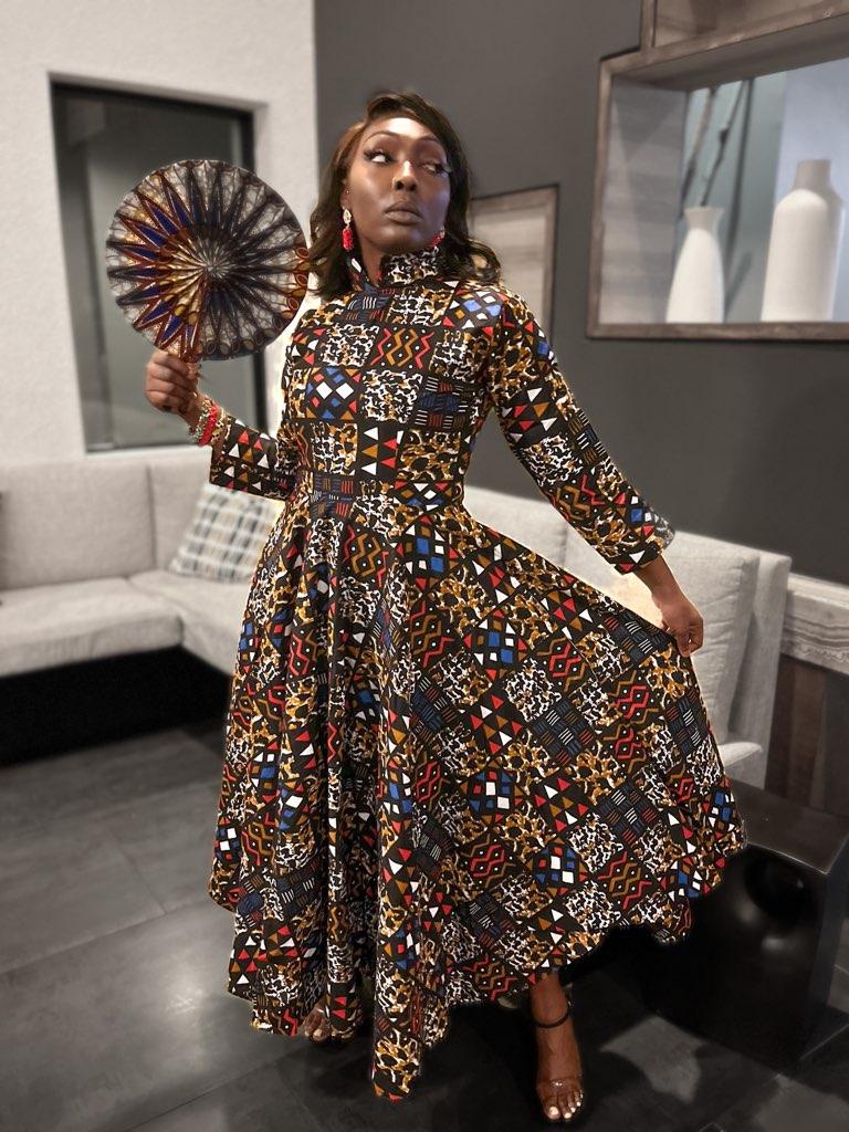 Ankara Print Maxi Gown Ankara Print Maxi Gown