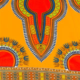 Dashiki Print Maxi Skirt