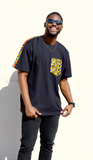 Kente Pocket T-Shirt (Black)