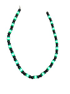 Green and Black Men's Necklace