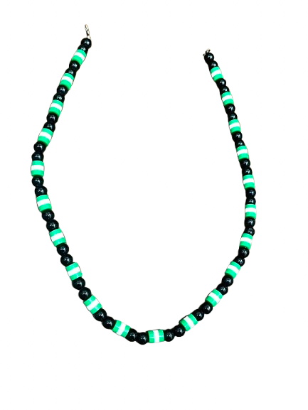 Green and Black Men's Necklace