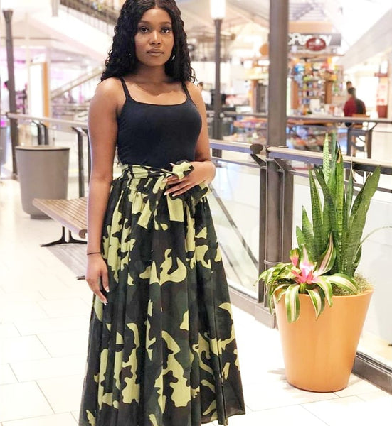 ◆2000Archives◆ RUCHED MAXI SKIRT CAMO 2A24HSSK01KH 20200123_230118_grande.jpg?v=