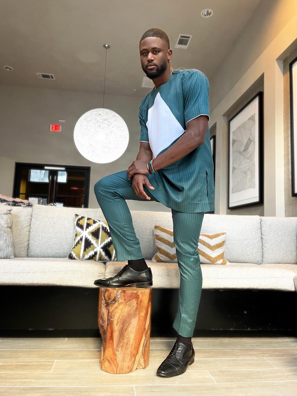 senator dress design Bespoke African Men's Suit: Cotton Senator Wear