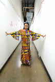Omoté Off Shoulder African Print Dress